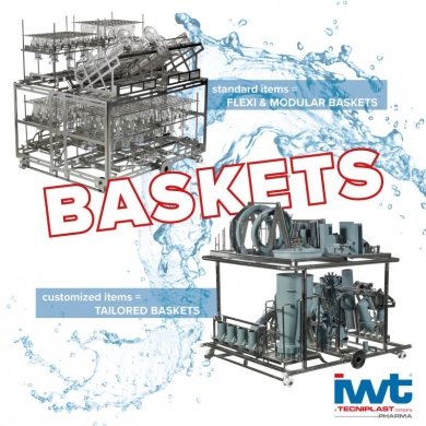 Racks & Baskets - Designed around your loads to grant perfect cleaning results